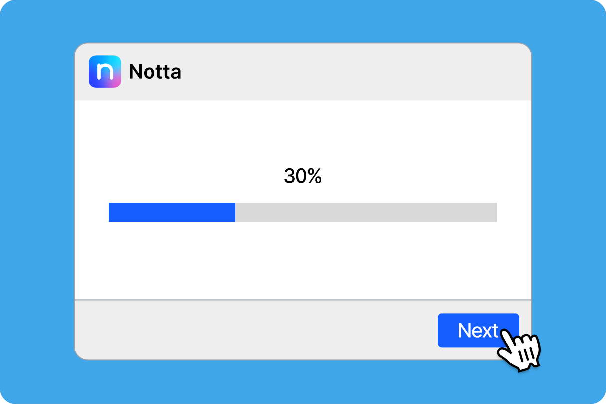 Step 2 - Follow the setup wizard